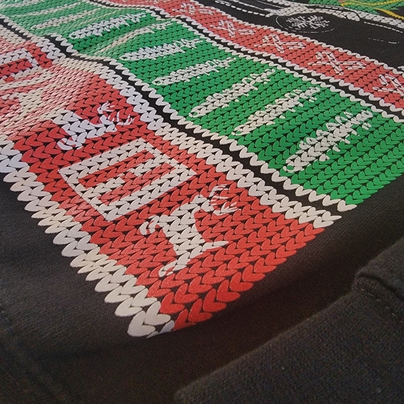 Hoonigan Christmas Holiday Sweater Small Ford Hoonitruck Gymkhana Ken Block Ugly - Picture 4 of 16